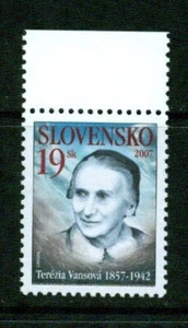 SLOVAKIA  - 2007 – TERÉZIA VANSOVÁ WRITER –   VF  **  - Bild 1 von 1