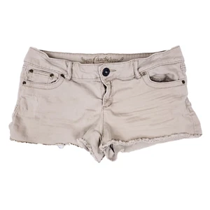 Candies Cutoff Distressed Shorts Size 13 Khaki Y2K Retro Vibes Indie Sleaze - Picture 1 of 7