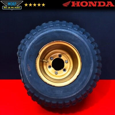 Honda ATC90 1977 rueda delantera neumático dorado ATC110 Foto 1 de 4