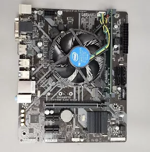 Gigabyte M-ATX motherboard with Intel Core i3 9100 CPU and 8GB DDR4 RAM -Working - Picture 1 of 13