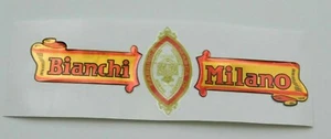 ADESIVO ETICHETTA EDOARDO BIANCHI CARTER ORO BICI BICICLETTA VINTAGE EPOCA - Foto 1 di 1
