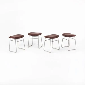 2018 Hi Pad Low Stool Jasper Morrison for Cappellini 6x Available Brown / Cognac - Picture 1 of 12