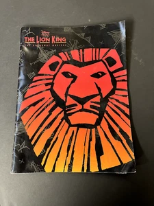 Programa de recuerdos de Broadway de Broadway de 1997 musical del Rey León de Disney - Imagen 1 de 4