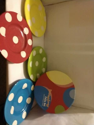 Juego de 4 platos de postre BUNGALOW LKA DOT Essentials & Beyond - Nuevo en caja Foto 1 de 4