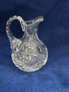 4 1/4" Vintage/Antique American Brilliant Cut Glass Cruet NO Stopper - Picture 1 of 6