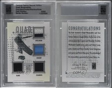 2010 Famous Fabrics Second Edition Silver /9 Alex Ovechkin Sidney Crosby