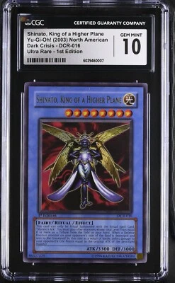 Yugioh! DCR-016 Shinato, King of a Higher Plane 1st Edition Ultra PSA/CGC 10 - Image 1 of 2