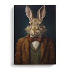 Hare Classicism Art No.2 Canvas Wall Art Print Framed Picture Decor Living Room