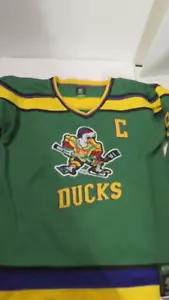 Maglietta Headgear Classics The Mighty Ducks-# 96 Conway-verde- Bambini XL - Foto 1 di 5
