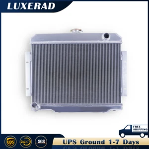 For 1972-1986 Jeep CJ CJ5 CJ6 CJ7 Scrambler 3.8/4.2/5.0L3 Row Aluminum Radiator - Picture 1 of 7