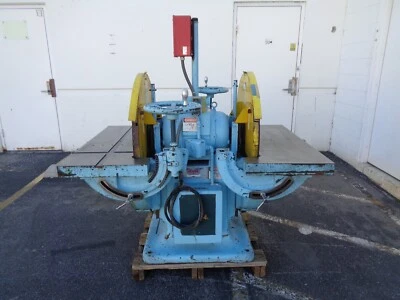 Oliver Machinery Co 34-DD 30" doble extremo disco lijadora amoladora 5 HP EE. UU. mesa inclinable Foto 1 de 4