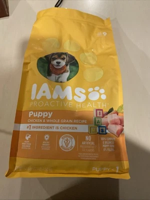 Iams Proactive Health Comida Seca Inteligente para Cachorro Perro con Pollo Real, Bolsa de 3.3 Lb Foto 1 de 3