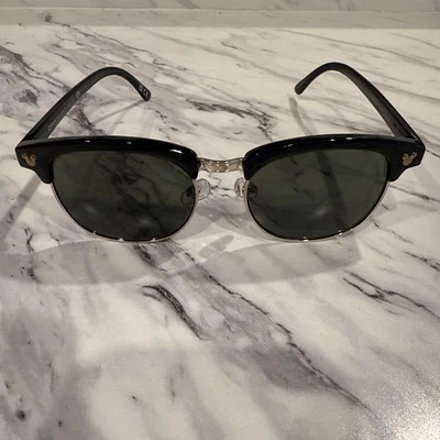 Disney Parks Mickey Mouse Icon Black Clubmaster Sunglasses Adult Size - Image 1 of 4