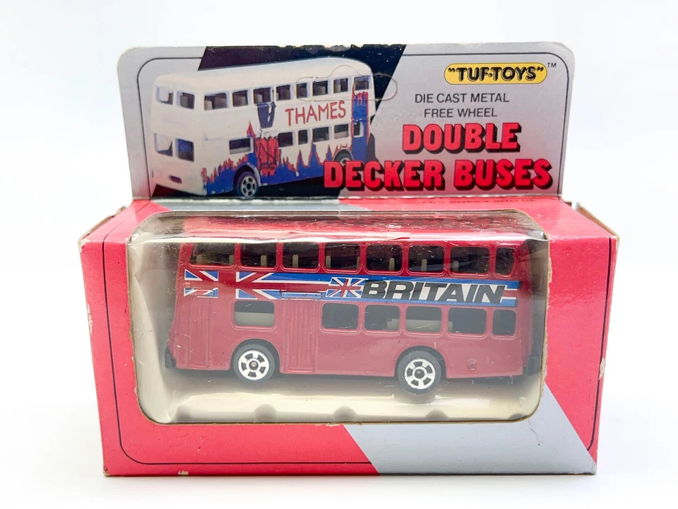 Vintage Tuf Toys VT 716 MK II Dennis Double decker Bus Britain diecast boxed - Image 1 of 4