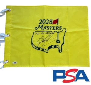 Jose Luis Ballester Signed 2025 1st Masters Golf Flag PSA AUTO Augusta National - Picture 1 of 2