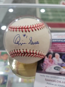 Autographed Ozzie Smith Rawlings National League Baseball Signed Auto MLB ONL NL - Picture 1 of 5
