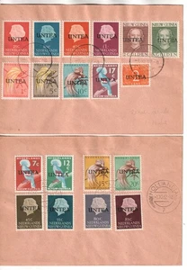 Netherlands New Guinea UNTEA UN FDC 1/10 and 1/11 1962 - Picture 1 of 1