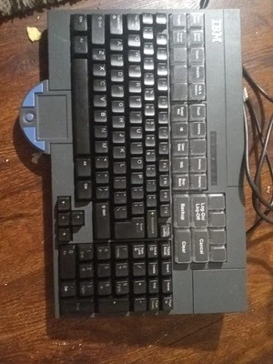 IBM 93Y1231 Keyboard 65Y4641 Cash Register Point of Sale POS Unit/with Trackball - Image 1 of 4