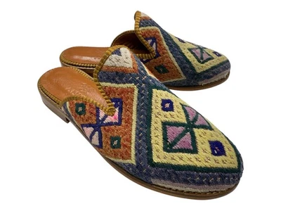 Zapatilla Alfombra Hecha a Mano US-10 (EU-40) (Suela-Cuero Duro. forro-piel de cordero) Mujer Foto 1 de 4