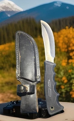 Cuchillo de caza de hoja fija Western Cutlery Co. Skinner R14 de colección Foto 1 de 4