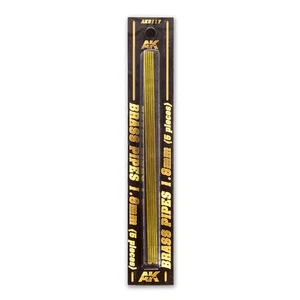 AK Interactive - Brass Pipes 1.8mm, 5 Units AK9117 - Picture 1 of 4