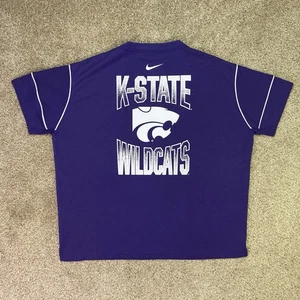 Kansas State Wildcats Shirt Damen L Boxy Top Nike Dri-Fit Loose Sport Game Day - Bild 1 von 24