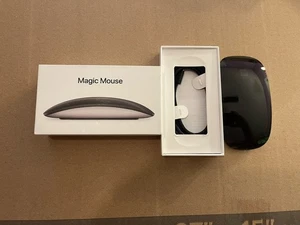 BOXED Apple Magic Mouse Multi-Touch Black MMMQ3AM/A A1657 - Picture 1 of 2