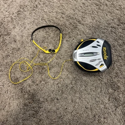 Walkman deportivo Sony D-SJ15 de colección protección G anti saltos negro amarillo FLT19-DM Foto 1 de 4