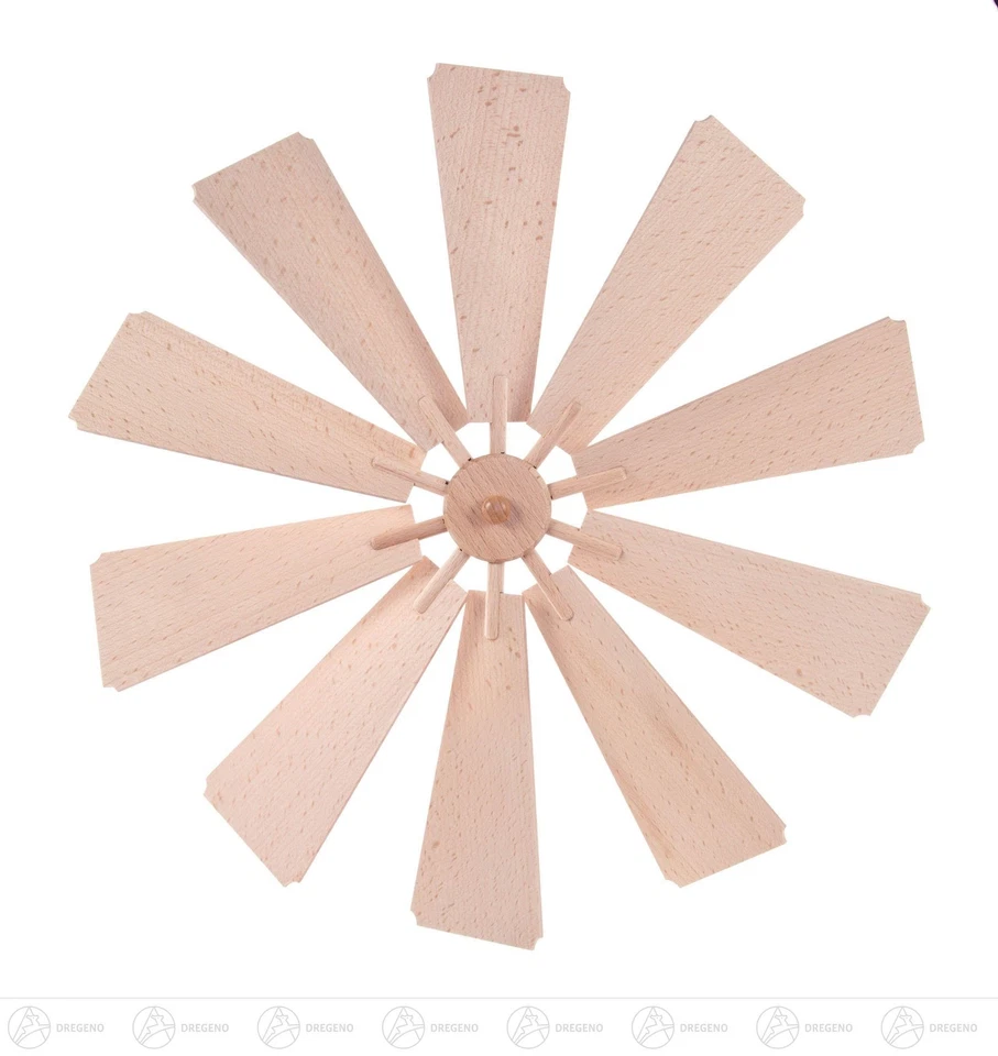 Repuestos y suministros artesanales hélice 10 hojas ancho x alto x profundidad 40 cm x 5 cm x 40 cm NUEVO Foto 1 de 1