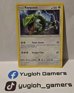 POKEMON RAYQUAZA 106/145 NON HOLO GUARDIANS RISING LIGHT PLAYED - Picture 1 of 2