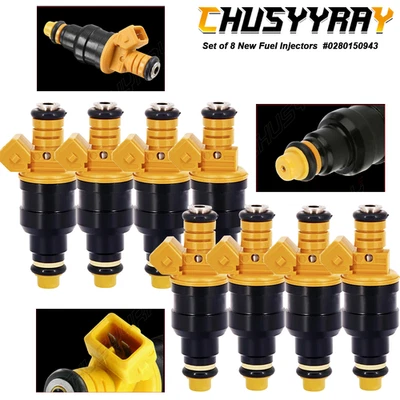 Conjunto de injetor de combustível upgrade NOVO X 8 peças para Ford 7.0L F600, F700, F800 1991-1998 - Imagem 1 de 4