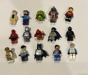 RARE Lego Minifigure Lot of 15 - Marvel, Batman, Star Wars, Angry Birds, etc. - Picture 1 of 3