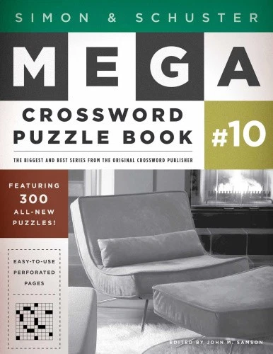 Simon & Schuster Mega Crossword Puzzle Book #10: Volume 10 (S&s Mega Crossword - Imagen 1 de 1