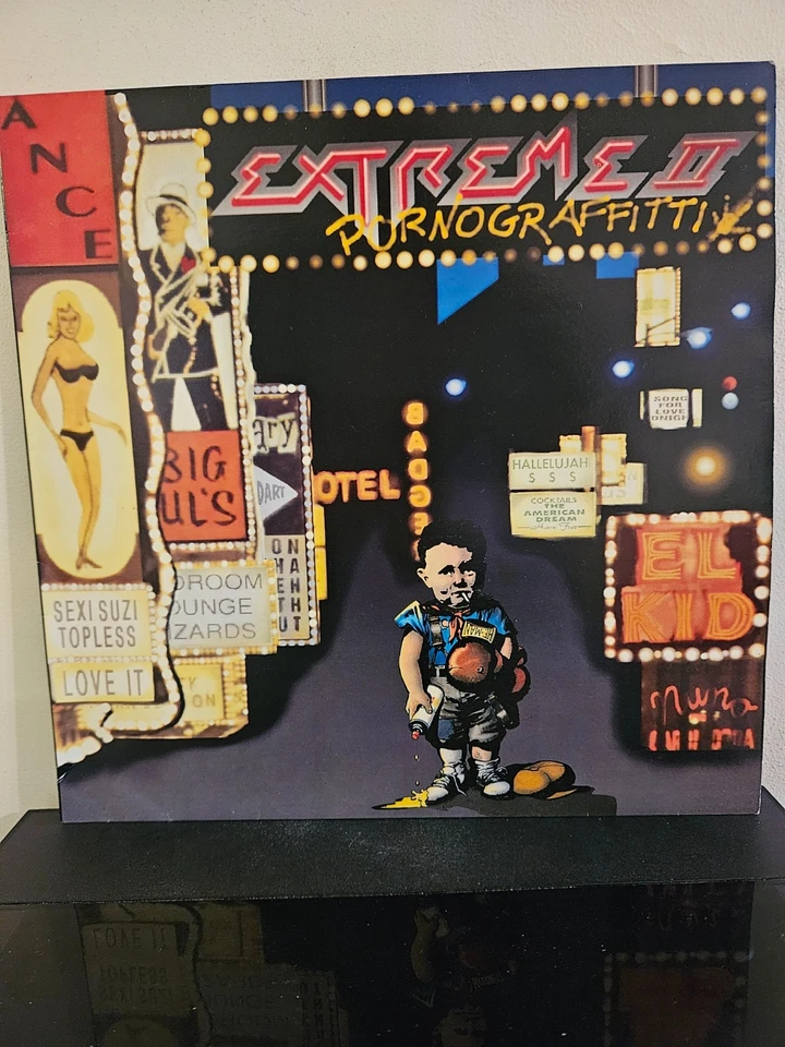 EXTREME II Pornograffitti 1990 GLAM/HAIR METAL HARD ROCK ORG PRS VINYL - Image 1 of 4