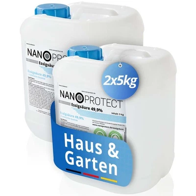 Nanoprotect Essigsäure 49,9% | 10 kg | Klimaneutral | Premium Qualität - Bild 1 von 4