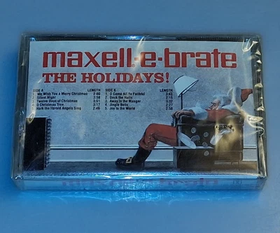 Maxell-E-Brate The Holidays 1988 Essex Entertainment Promo Cassette Tape NEW NOS - Image 1 of 4