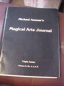 Michael Ammar's Magical Arts Journal Triple Issue Vol. II 4 5 6 SIGNED - Picture 1 of 1