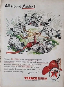 1956 TEXACO Ad, Vintage Ads, Vintage Oil Branding, Vintage Oil Memorabilia  - Picture 1 of 1