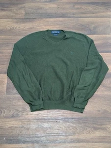 Suéter Polo Dorado Ralph Lauren Algodón Cuello XL - Imagen 1 de 7