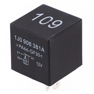 ECU Fuel Pump Relay ECU Fuel Pump Relay 1008300003 Black &Silver For Skoda - Picture 1 of 12