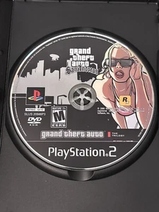 Grand Theft Auto: San Andreas(PlayStation 2, 2004) PS2 Disk Only Rockstar Tested - Picture 1 of 1