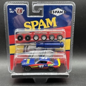 2022 M2 Machine BLUE 1971 CHEVROLET CAMARO SS 396 6-PACK Wheels R11 22-09 SPAM - Picture 1 of 4