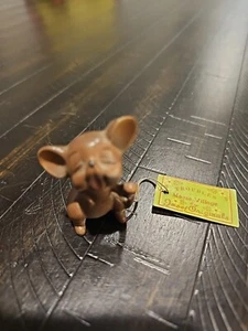 Josef Originals Figurine TROUBLES Mouse With TAG From The Mouse Village Series - Picture 1 of 7