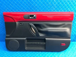 1998-2010 Volkswagen Beetle Right RH Passenger Door Panel Red Black OEM - Picture 1 of 7