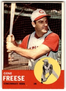 1963 Topps Gene Freese #133 Cincinnati Reds - Picture 1 of 2