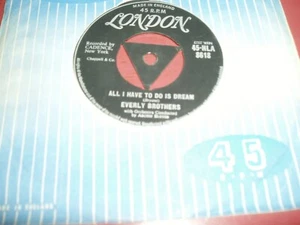 Everly Brothers "All I have To Do Is Dream" / "Claudette" LOMDON 45-HLA 8618 vg - Picture 1 of 2
