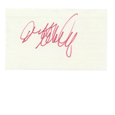 Duffy Waldorf Signed 3x5 Index Card Autographed Golf PGA  - Image 1 of 3