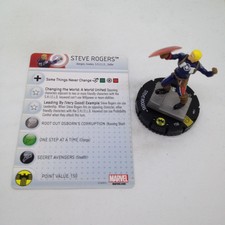 Heroclix Nick Fury, Agent of SHIELD set Steve Rogers #051 Super Rare fig w/card!
