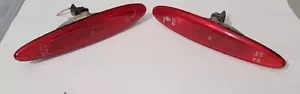 97-06 Jaguar XK8 XKR X100 Rear Right & Left Marker Light Lamp Signal Red Set OEM - Bild 1 von 11
