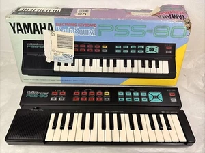 Yamaha PortaSound PSS-80 Electronic Keyboard Vintage Tested - Picture 1 of 14